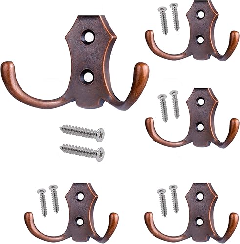 Stahlia 5x Garderobenhaken LANG Schwarz | Haken zum Schrauben Vintage Haken Kleiderhaken Garderobe Haken Garderobe Kleiderhaken Vintage Garderobe Flur Vintage Garderobe - Cheap-Us