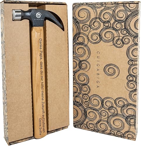 Personalisierte Hammer mit Gravur Vatertagsgeschenk, Geschenk für Väter, Opa, Großvati geschenk, Geschenk für mama - Du bist der Hammer - Danke Papa, dass du mir hilfst meine Zukunft aufzubauen - Cheap-Us