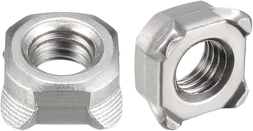 Sourcing Map Karbonstahl-Plattenfuß T-förmige 4 Projektion Schweißmuttern 25 Stück - Cheap-Us