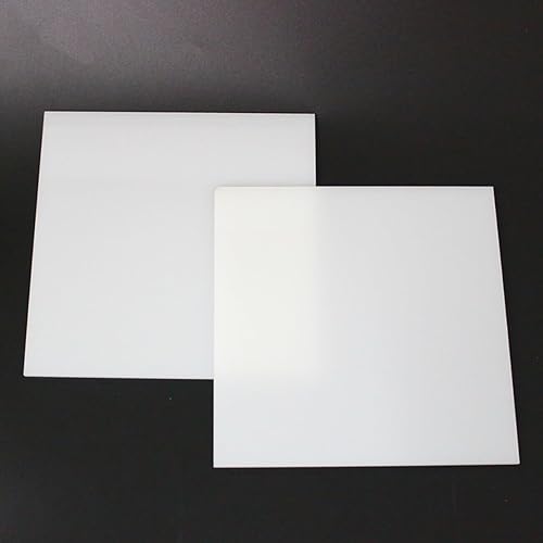 AtHaus® Acrylglas OPAL Weiß Scheibe 3 mm Materialstärke und Größe Wählbar Premium Milchglas 600 x 400 mm - Cheap-Us