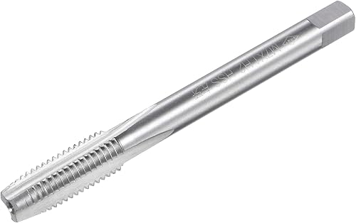 sourcing map Gewindebohrmaschine M7x1 Metrisch Linksgewindebohrer HSS (Schnellarbeitsstahl) Unbeschichtet 3 gerade Schneiden Gewindebohrer H2 Toleranz - Cheap-Us