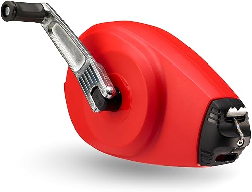 Hultafors Schlagschnur-Rolle 30 Meter I Made in EU I Langlebige Schlagschnur aus Baumwoll-Polyester Gemisch in ABS Gehäuse I Für 100g Schlagschnurpulver I Ideal für Draußen I 652113 - Cheap-Us