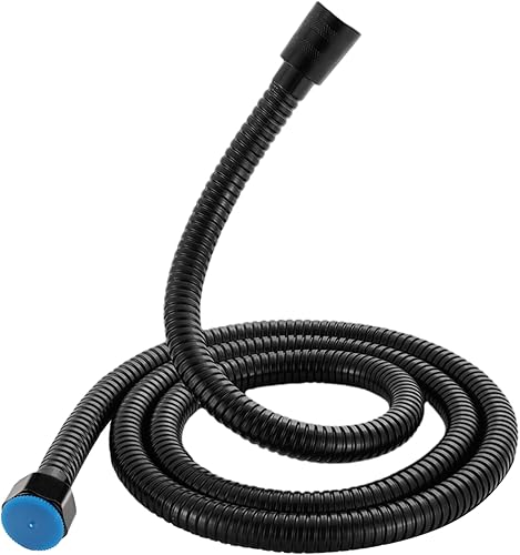 Dusch Schlauch 2m, Brauseschlauch Schwarz, Edelstahl Brauseschlauch, Standard 1/2' Anschluss Passt An Alle Duschköpfe, Duschschlauch Schwarz, Duschschlauch Edelstahl für Bad Armaturen Ersatz - Cheap-Us