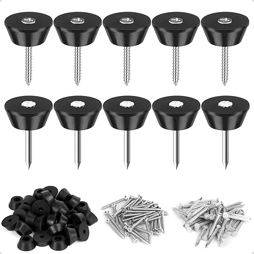 LONHCHI 200 Stück Dichtnägel zun Schrauben für Noppenfolie,3x30 mm Montagenägel mit Befestigungen für die Folienmontage auf Hochbeeten. Ideal für eine breite Palette von Materialien wie Beton und Holz - Cheap-Us