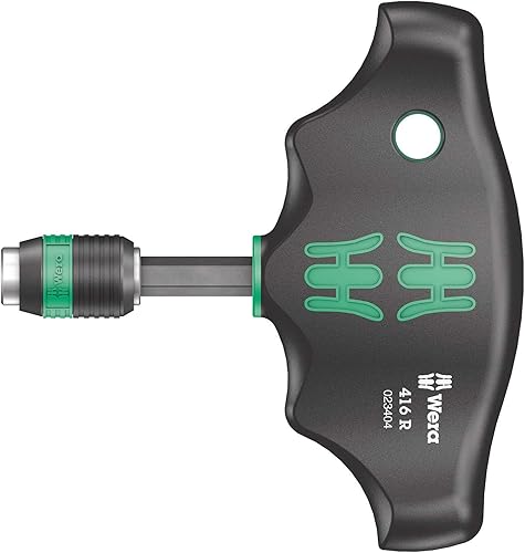 Wera 05023404001 416 R Quergriff-Bit-Handhalter mit Schnellwechselfutter, 1/4' x 45 mm - Cheap-Us