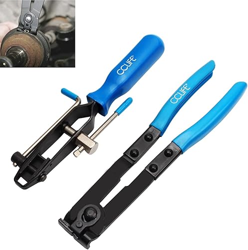 CCLIFE 2tlg Achsmanschetten Klemmen Zange Schlauchschellenzange Manschetten Klemmzange mit Schneidvorrichtung - Cheap-Us