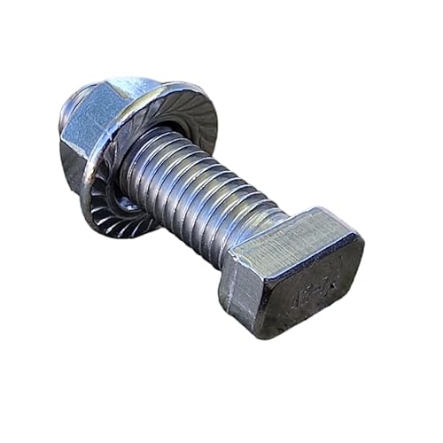 10 x SET Hammerkopfschrauben M10 x 32 + Sperrzahnmuttern M10 Edelstahl Schrauben A2 Photovoltaik Teile 17mm Kopf - Cheap-Us