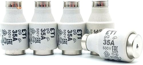5 x Schmelzsicherung 35A DIII E33 Sicherungseinsatz Niederspannungssicherung - Cheap-Us