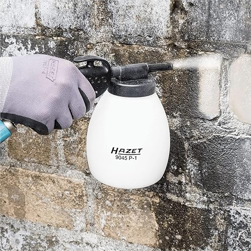 HAZET Soda Strahlpistole 9045P-1 inklusive verschiedener Düsen und 1kg Mineralstrahlmittel - ergonomischer Handgriff mit optimierter Übersetzung - für beschädigungsfreies Reinigen und Entlacken - Cheap-Us
