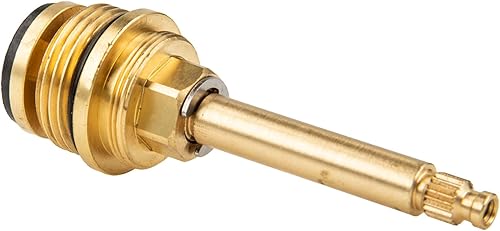 Tecuro Hochwertiges Ventiloberteil für Unterputz-Absperrventile 3/4 Zoll Messing mit Innengewinde M 4 und Zahnkranz - Cheap-Us