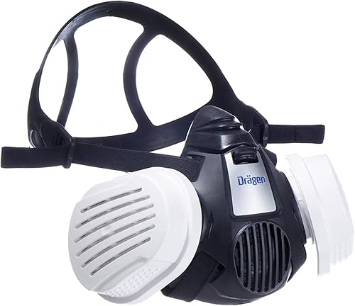 Dräger X-plore 3500 Halbmasken-Set inkl. P3 R Partikelfilter | z. B. für Handwerker| Größe M | gegen Fein-Staub & Partikel - Cheap-Us
