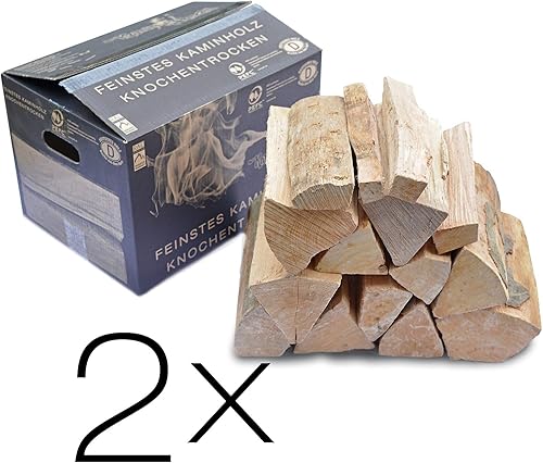 Kaminholz KaminHexen 2 x 12,5 kg Double Feature Buche, Stammholz aus Deutschland PEFC - Cheap-Us