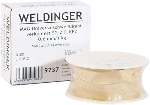 WELDINGER MAG-Fülldraht 0,9 mm (1 kg Drahtrolle Kleinrolle) - Cheap-Us