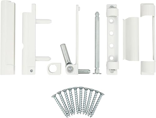 Original Winkhaus Reparatur-Komplettset für Kunststofffenster von 1996 bis 2006 - inkl. Ecklager, Flügellager, Scherenlager und Kappen in Weiß, mit Schraubenset - Cheap-Us