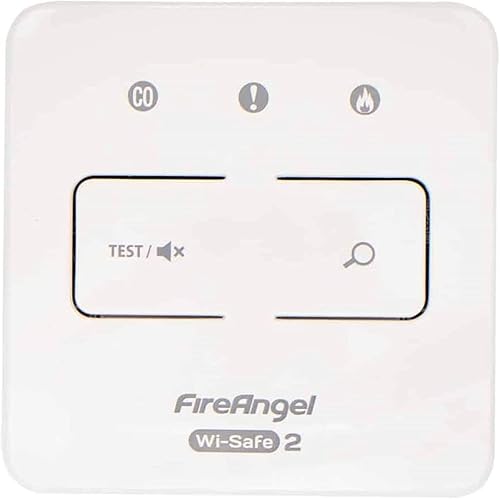 Fire Angel WTSL-F-1EU Controller-Modul/Steuereinheit für drahtlose W2 Hitze-, CO- und Rauchmelder, 90 x 90 x 20 mm (B x H x T), Weiß, 1 Packung - Cheap-Us