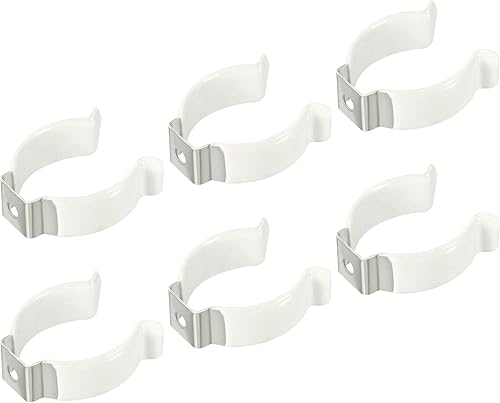 sourcing map 6 Stück T10 U-Clips LED Leuchtstoffröhrenhalter Montagehalterung Zubehör Led Streifen Befestigungsklemmen - Cheap-Us