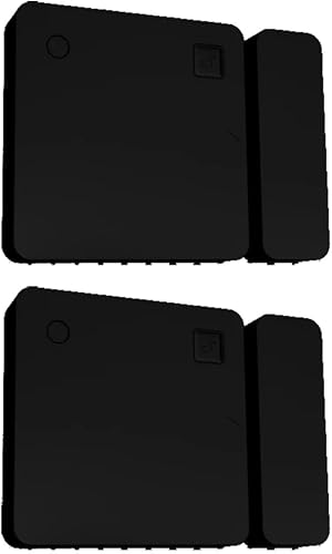 Shelly BLU Door/Window 2er Pack, schwarz, Tür-/Fenstersensor, Bluetooth, Öffnen/Schließen von Türen/Fenstern, Misst Neigungswinkel und Helligkeit, Batterielebensdauer bis zu 5 Jahren - Cheap-Us