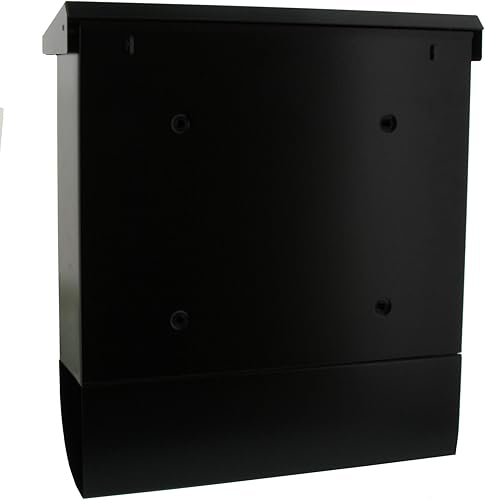 Burg Wächter Briefkasten mit Zeitungsfach und Namensschild, Verzinkter Stahl, Einwurf-Format DIN C4, Inkl. 2 Schlüssel, Set Vario ANT, Anthrazit (ähnlich RAL 7016), SET VARIO 86720 ANT - Cheap-Us