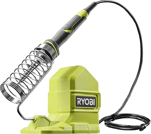 RYOBI 18 V ONE+ Akku-Lötkolben RSI18-0, 200-480°C, 50 Sekunden Aufheizzeit, 83 cm Kabel, GripZone-Grifffläche, ohne Akku und Ladegerät - Cheap-Us