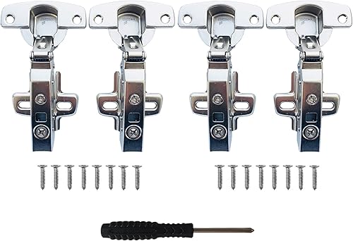 Hettich Sensys 8645i TH52 110° Eckanschlag Scharnier mit Integrierter Dämpfung Soft Close Automatikscharnier Scharniere für Küchenschrank Kleiderschrank 4 Stück - Cheap-Us