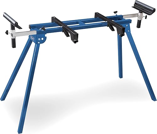 Scheppach Untergestell UMF1550 Maschinenuntergestell Arbeitstisch für Kappsägen Kappzugsägen Gehrungssägen | Traglast bis 150kg | Auflagen ausziehbar 935-1945mm | stabile Seitenverlängerung - Cheap-Us