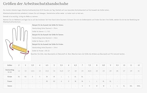 MÜHLHEIM-II-SUPER Schweißerhandschuhe aus Rindspaltleder und Rindnarbenleder-Innenhand Vollhandfutter, Sicherheitshandschuhe, gute Wärmedämmung Größe:12 - Cheap-Us