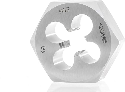 BAER Sechskantmutter MF 11 x 1,25 - HSS - Sechskant-Schneideisen Gewindeschneider Schneidmutter - Cheap-Us