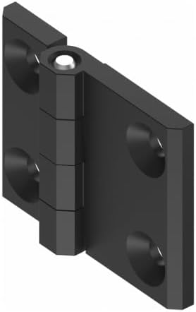 KINETIK MSystem® KM.SZN60 Metallscharnier 63x50 mm 180°, Türscharnier Scharnier Zinkdruckguss schwarz - Cheap-Us