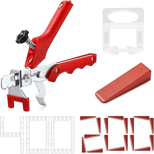 601 Stück Fliesen Nivelliersystem Nivelliersystem 2mm Zuglaschen Zange Nivelierset Fliesen Fliesenkeile Mit Flieseneinsätze für Fliesen Zuglaschen für Fliesen Wandfliesen Bodenfliesen - Cheap-Us