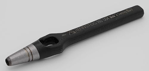 Rennsteig Henkellocheisen (Locheisen, Stanzeisen), schwarz - Ø 4 mm (5/32 Zoll) - 1400040 - Cheap-Us