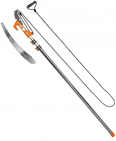 R.G. Astsäge Teleskopsäge Astschere bis 375cm Seilzug Gartensäge Schere Baumsäge ausziehbar 150-375cm - Profi Teleskoparm - Cheap-Us