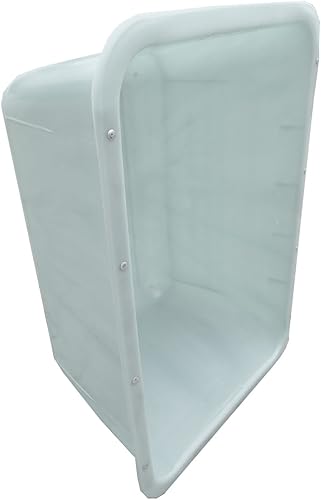 UvV®-FMK 2te Wahl 200 Liter Orange Mörtelwanne ohne Kranösen (verzinkter Stahlschiene als Verstärkung der langen Seite) Fehlfarben, Farbabweichungen (Orange) - Cheap-Us