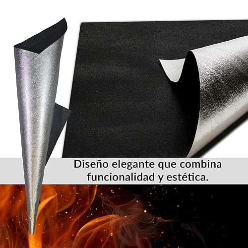 FireMat Silk-A Edition (18x18cm) Hitzebeständige Matte Die feuerfeste Brandschutz- und Sicherheitsunterlage für Gewerbe und Privat. Die AHV Edition beidseitig verwendbar. - Cheap-Us