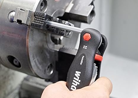 Wiha Multitool PocketStar® Innen-Sechskant 7-tlg., per Tastendruck schneller Zugriff, als Längs- und Quergriff einsetzbar, Stiftschlüssel sicher verstaut, all-in-one Werkzeug (23040) - Cheap-Us