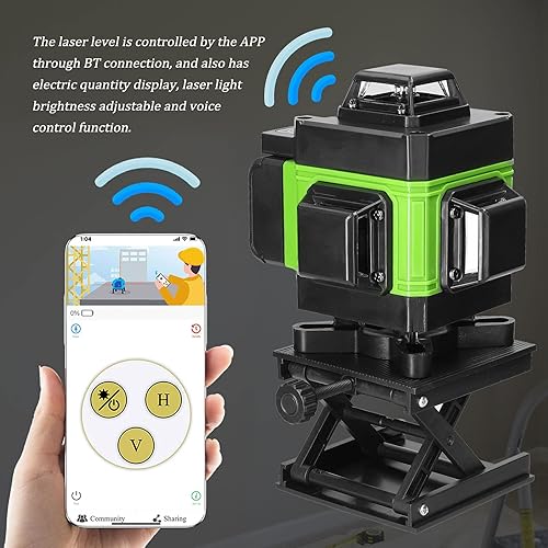 Kreuzlinienlaser Grün kit Hancaner 16 Line Laser Level IP54 Wasserwaage 360° Kreuzlinienlaser Selbstnivellierend +1.5M Stativ +2400mAh Akku für Verlegung Bodenfliesen, Installation Trennwänden - Cheap-Us