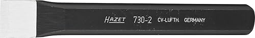 HAZET Flachmeißel 730-5 I 175 mm I Geschmiedet I durchgängig gehärtet I geschliffene Meißelschneide I zur Materialentfernung und Bearbeitung verschiedenster Materialien - Cheap-Us