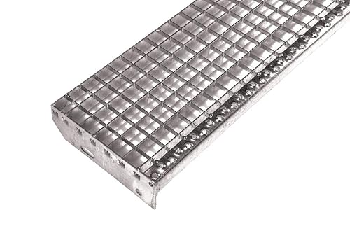 B2 Treppenstufe Gitterroststufe verzinkt 600x270 mm 30/30 - Cheap-Us