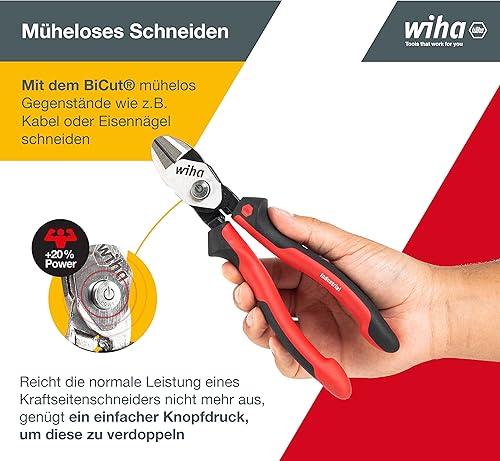 Wiha Hochleistungs-Seitenschneider BiCut Industrial mit DynamicJoint (38189) umschaltbar - Cheap-Us