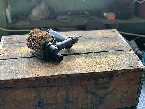 Aidelife Poliermaschinen-Aufsatz für Holz, Metall und Edelstahl,Satiniermaschine Schleifmaschine Bürstenschleifgerät zur Renovierung mit Kunstfaserbürste Ø120x100 - Cheap-Us