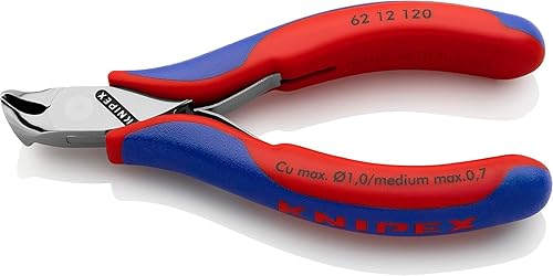 KNIPEX Elektronik-Schrägschneider mit Mehrkomponenten-Hüllen 120 mm 62 12 120 - Cheap-Us
