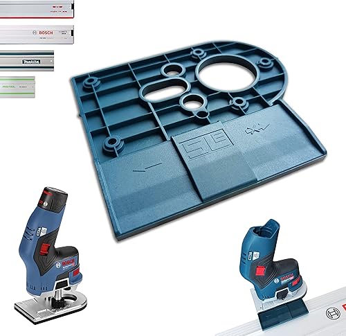 Profi Führungsschienenadapter für Bosch GKF 12V-8 für Makita/Bosch/Festool/Mafell Führungsschiene Oberfräse Kantenfräse Adapter - Cheap-Us