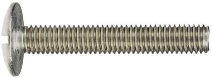 Reidl Flachrundschraube Bordwandschraube mit Schlitz 6 x 10 mm A2 blank 500 Stück - Cheap-Us