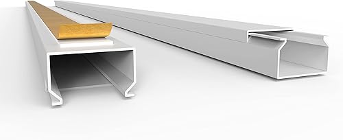 SCOS Smartcosat SCOSKK68 20 m Kabelkanal (L x B x H 2000 x 25 x 16 mm, PVC, Kabelleiste, Selbstklebend) weiß - Cheap-Us