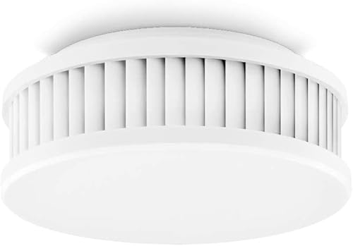 Pyrexx PX-1 Rauchwarnmelder - 2 Stück - 10 Jahre Batterie mit Magnet-Halterung ohne Bohren und LED-Blinken, Zertifiziert nach Q-Label, Weiß - Cheap-Us