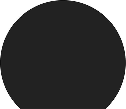 raik RA075-1B7-sw Raik Bodenplatte B7 Kreisabschnitt schwarz pulverbeschichtet 1100 x 950 mm - Cheap-Us