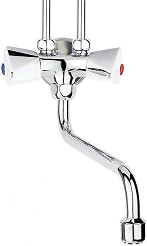 Tuganna Niederdruck-Armatur für 5 L und 10 L drucklose Obertischwarmwasserspeicher, 1/2' drehbare Ventiloberteile, Chrom - Cheap-Us