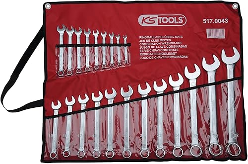 KS Tools 517.0043 Ringmaulschlüssel-Satz, abgewinkelt, 21-tlg 6-32mm - Cheap-Us