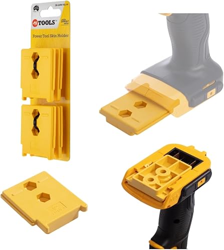 4 Stück Werkzeughalterung für Dewalt 18V und Flexvolt | Akkuschrauber Halterung | Werkstatt Organizer | Powertool Wandhalter | Organisation für Garage, Van und Werkstatt - Cheap-Us