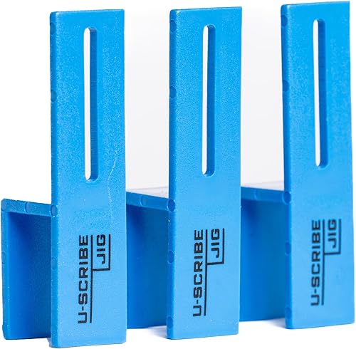 U-Scribe Jig 19mm Anreißvorrichtung-Set mit 3 Holzbearbeitungs- und Tischlervorrichtungen – Schreiben Sie wie ein Profi, ideal für Küchen, Schränke, Möbel und Materialien hergestellt in 19mm - Cheap-Us