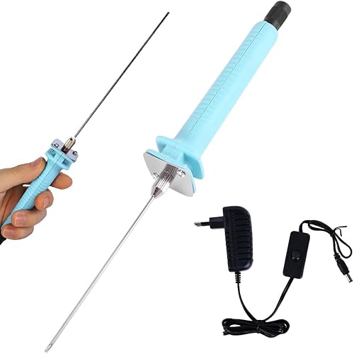 Hojalis Elektrischer Schaumstoffschneider, 15CM EU-Stecker Styropor Schneider, 18W Schaumstoffschneider Elektrisch, Styropor Schneidegerät, Foam Cutter Heißdrahtschneider für Schnittkanten - Cheap-Us